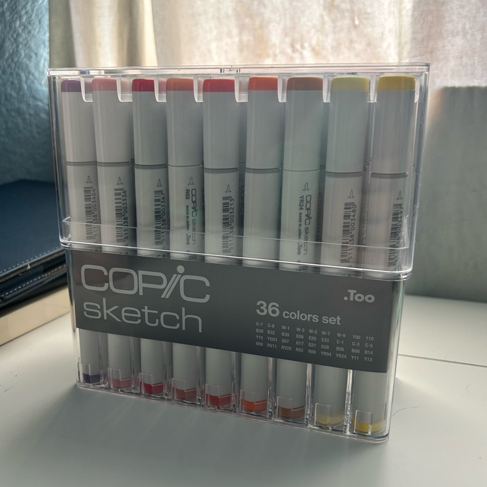 Copic Sketch Markers - Assorted Colors, set of 36